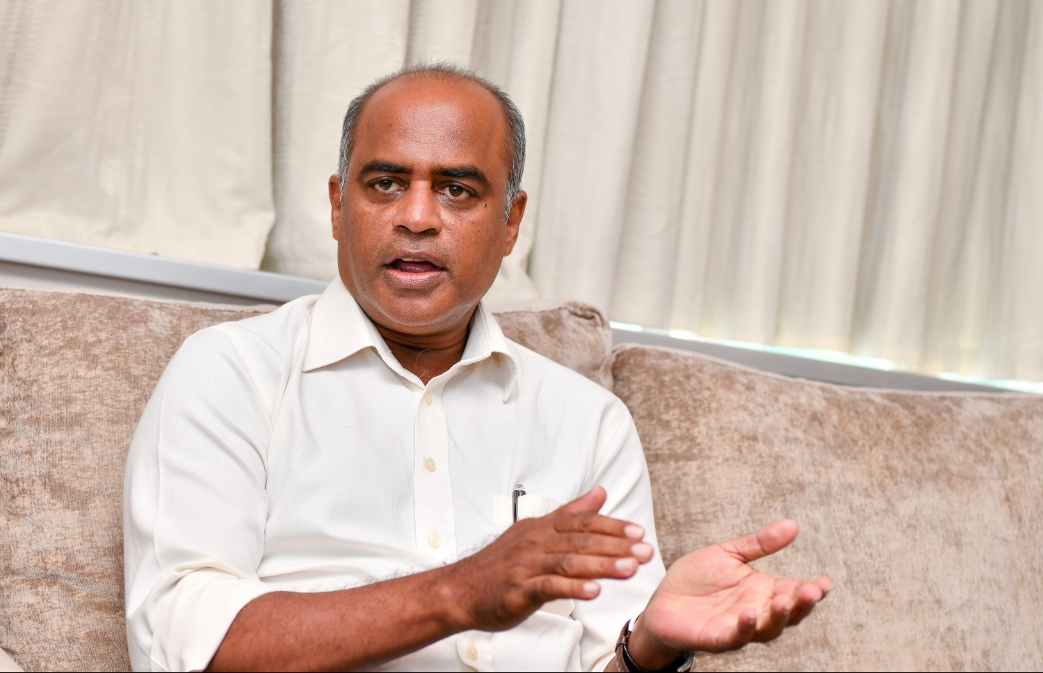 ޓްރީޓޮޕްގެ ސީއޯއޯ އާދިލް، "މިހާރު" އަށް އިއްޔެ އިންޓަވިއުދެއްވަނީ.-- ފޮޓޯ: ނިޝާން އަލީ/ މިހާރު