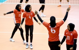 CAVA Women’s Volleyball Challenge Cup 2023: Maldives vs Sri lanka -- Photo: AVC