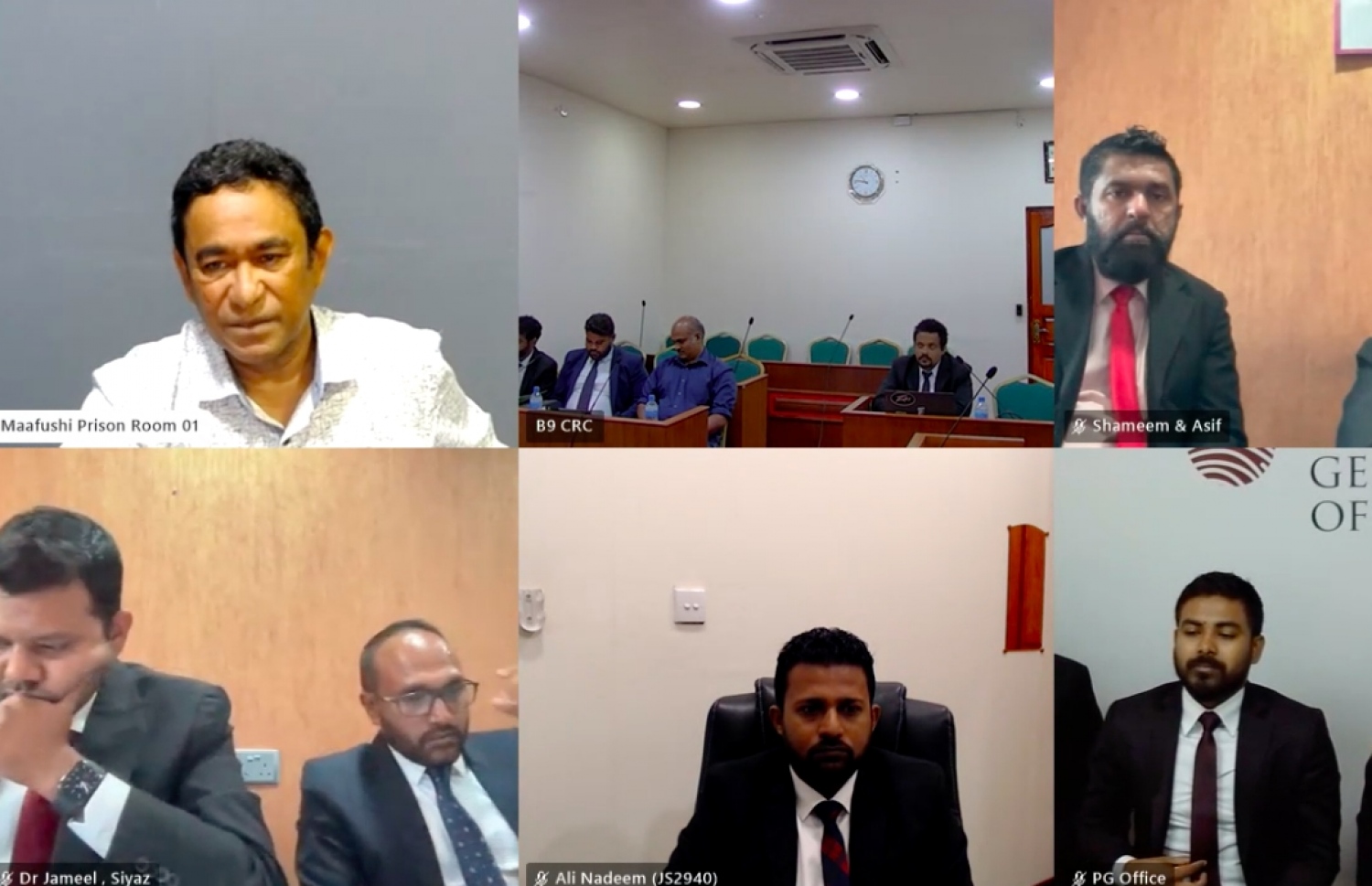 ޔާމީންގެ މައްސަލާގައި މިއަދުގެ އަޑުއެހުން ކުރިއަށް ދަނީ