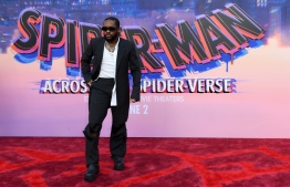 US actor Shameik Moore arrives for the world premiere of "Spider-Man: Across The Spider-Verse" at the Regency Village Theatre in Los Angeles, California, on May 30, 2023. -- Photo: Valerie Macon/ AFP