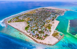 Thinadhoo City in Gaafu Dhaalu Atoll.