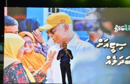 The President addresses the people of Addu City: The President said that the allowance for the elderly and will be increased soon -- Photo: President's Office