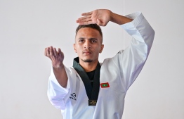 Taekwondo coach Kanane: he believes he has witnessed significant improvement from local players -- Photo: Fayaaz Moosa