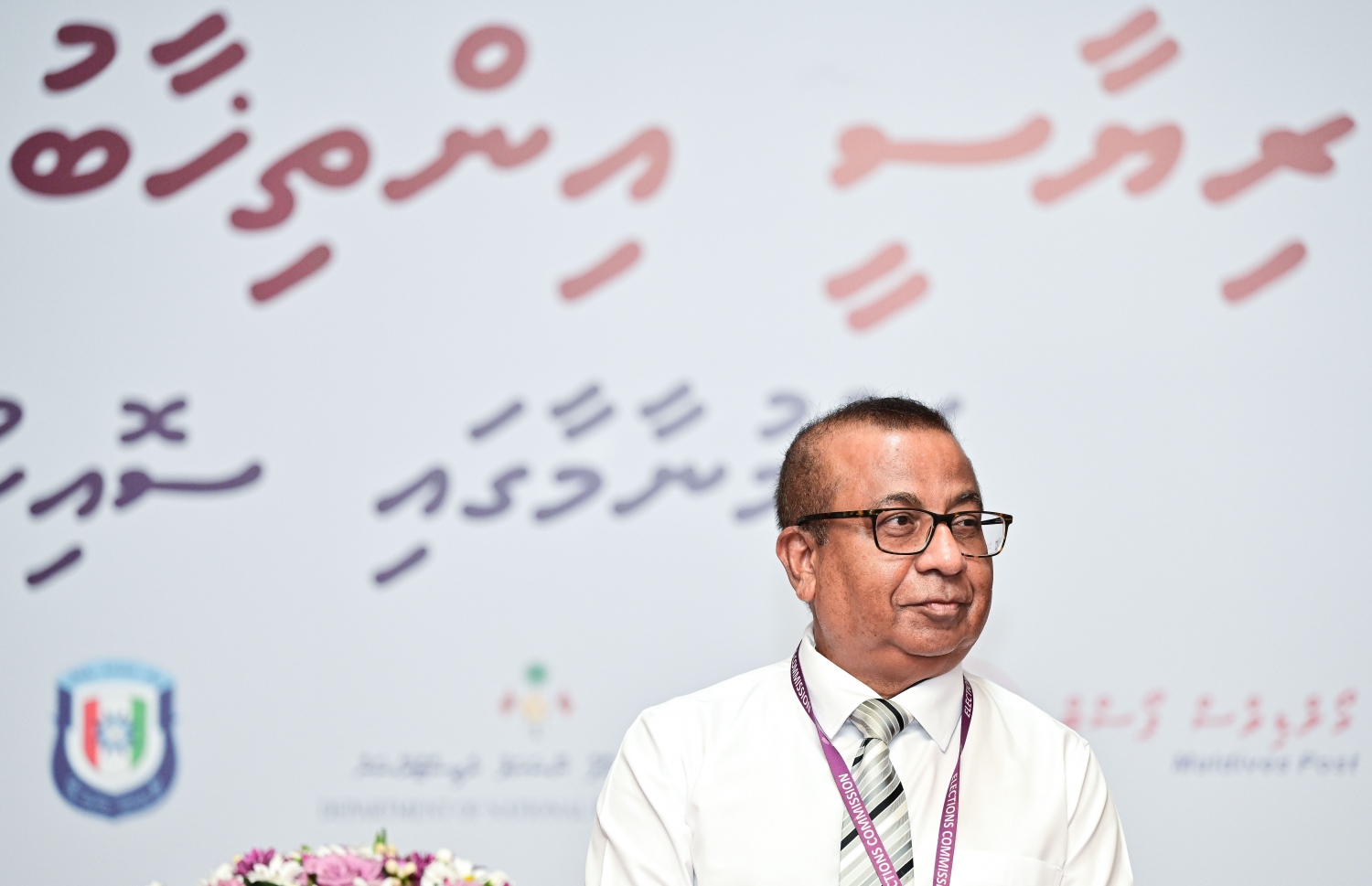 އިލެކްޝަންސް ކޮމިޝަންސްގެ ރައީސް ފުއާދު ތައުފީގް -- ފޮޓޯ: ފަޔާޒް މޫސާ / މިހާރު