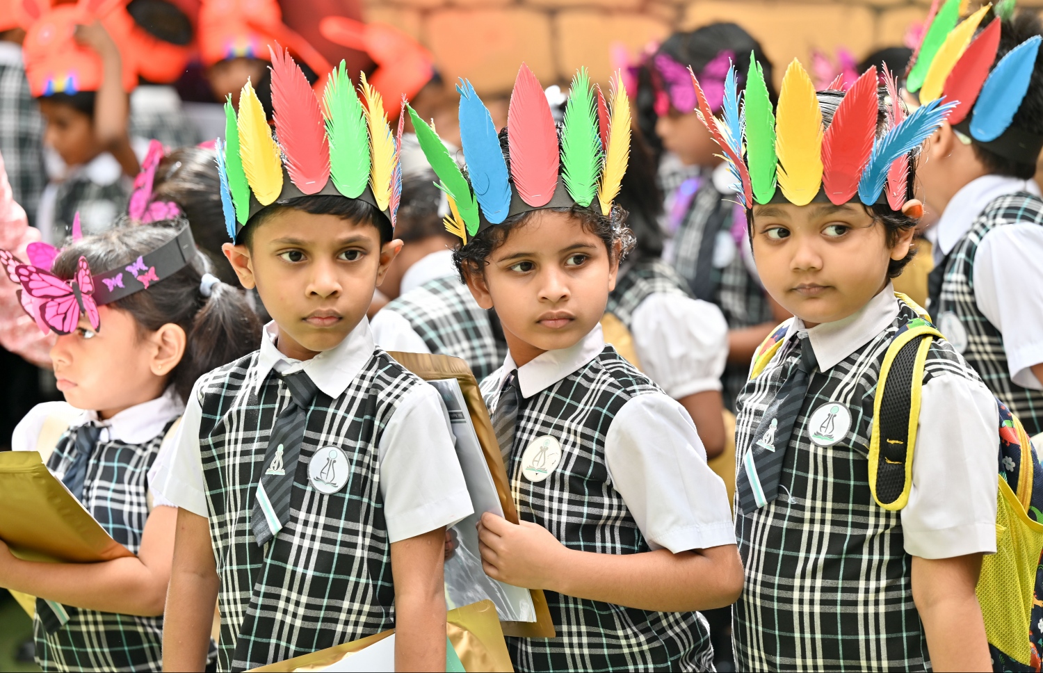 އަހްމަދިއްޔާގެ ޕްރީ ސްކޫލް ދަރިވަރުންތަކެއް. -- ފޮޓޯ: ނިޝާން އަލީ | މިހާރު