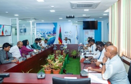 Members of the Male’ City Council participate in the Council Meeting held on Wednesday. Four amendments to the Rules of Procedure of the Council were proposed at this meeting. -- Photo: Malé City Council