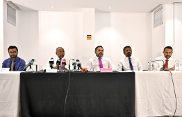 Press conference held by opposition parties