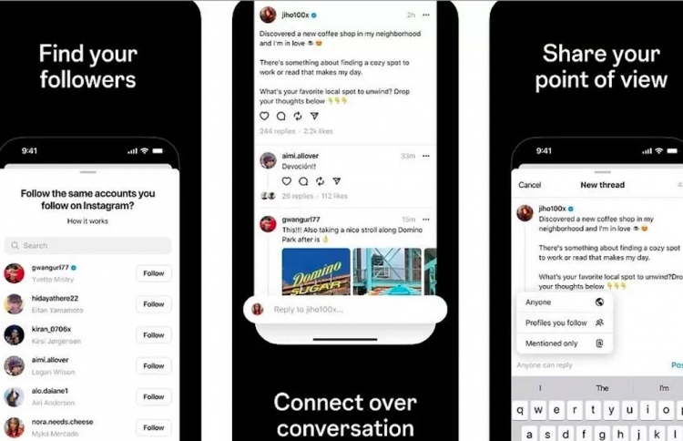 ޓްވިޓާގެ ވާދަވެރި "ތްރެޑްސް" ލޯންޗުކުރަނީ