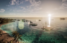 Concept of some of the luxury villas to be developed in Maldives.