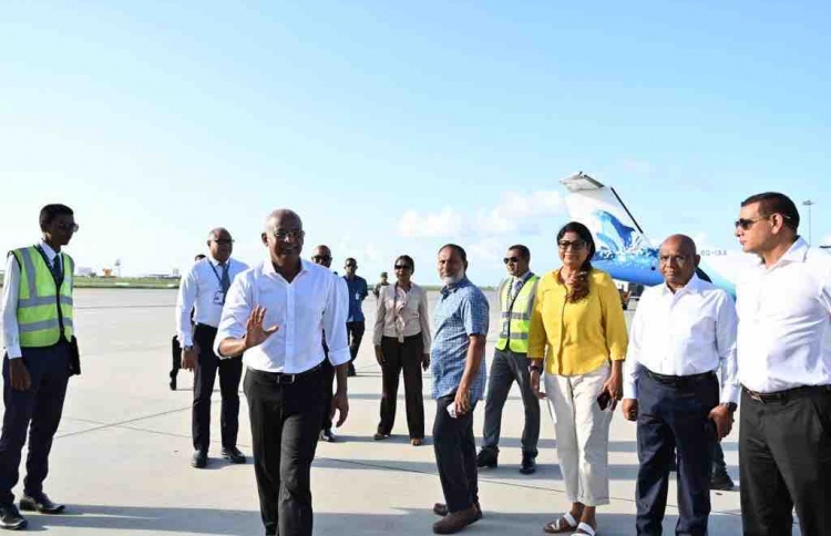 ރައީސްގެ ރިޔާސީ ކެމްޕޭންގެ ފުރަތަމަ ދަތުރު ށ.އަތޮޅަށް