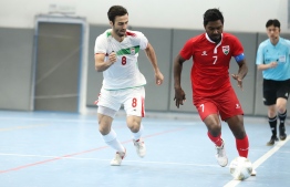 2022 AFC Futsal Asian Cup qualifier match played against Iran