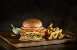 Messi Chicken Burger-- Photo: Hard Rock Cafe'