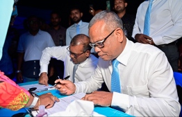 [FILE] Hithadhoo Central MP Ahmed signs for The Democrats: MP Rasheed has withdrawn his candidacy from the upcoming parliamentary elections