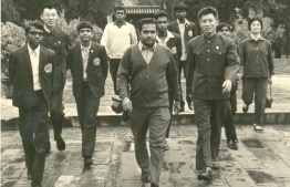 The first Maldivian team to participate in an international tournament in China in 1973