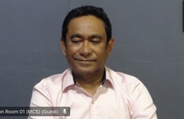 [File] Former President Abdlla Yameen: he has sought an order to transfer him under house arrest until his appeal is concluded