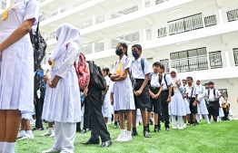 A special assembly held at Salahuddin School