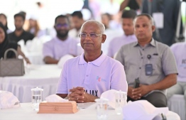 During the OCM-IAX cable landing event held at Hulhumale' on Friday, August 11--