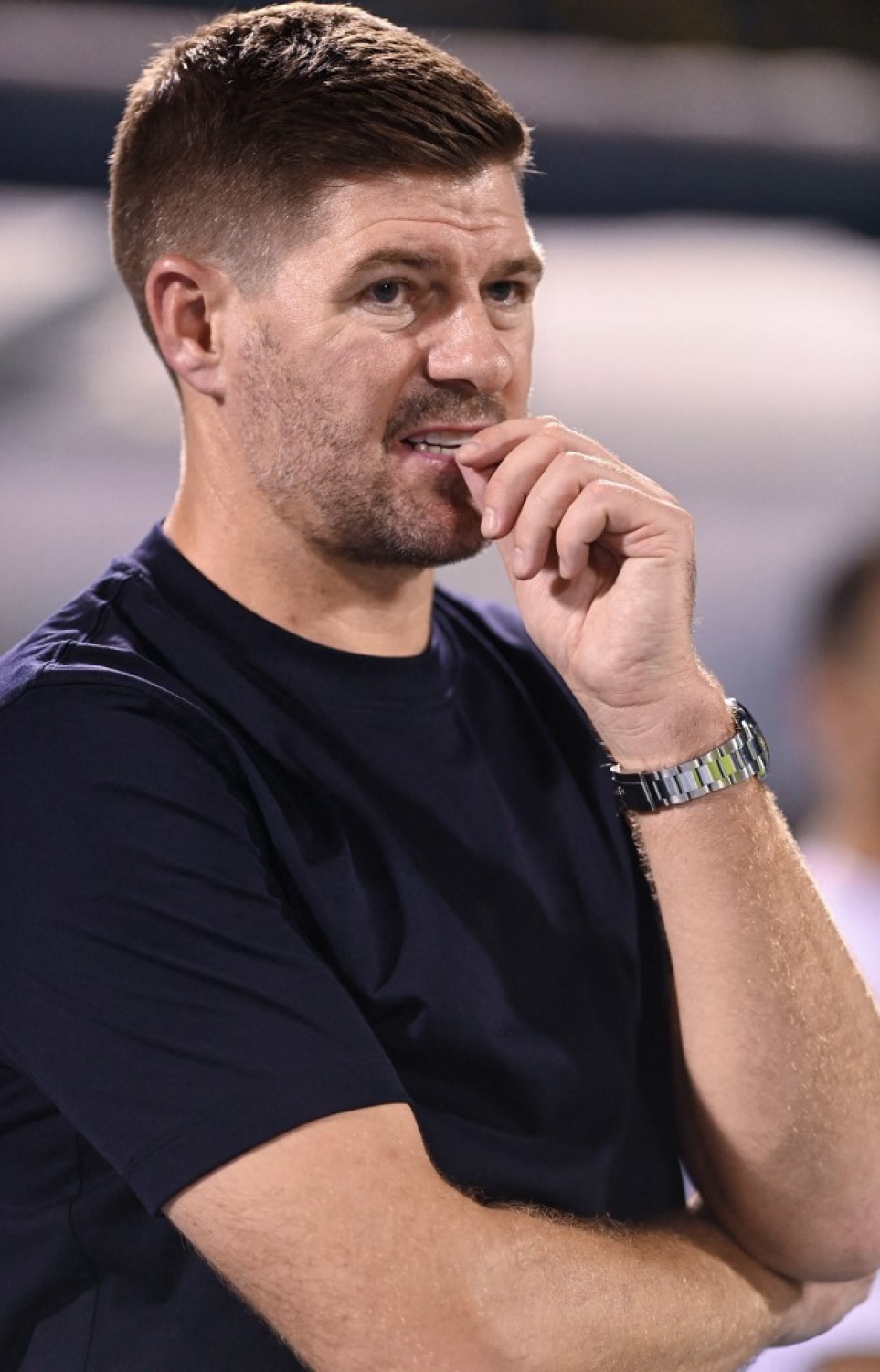 ނަސްރާ ދެކޮޅަށް އިއްތިފާގު ކުޅުނު މެޗުގައި، އިއްތިފާގުގެ ކޯޗު ޖެރާޑް.-- ފޮޓޯ: އޭއެފްޕީ