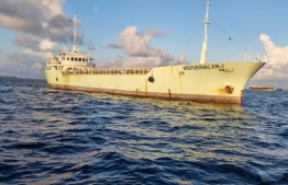 An Indian cargo boat "MV. Puravalan 1" has been stranded in Maldivian for over a year according to the crew aboard the ship