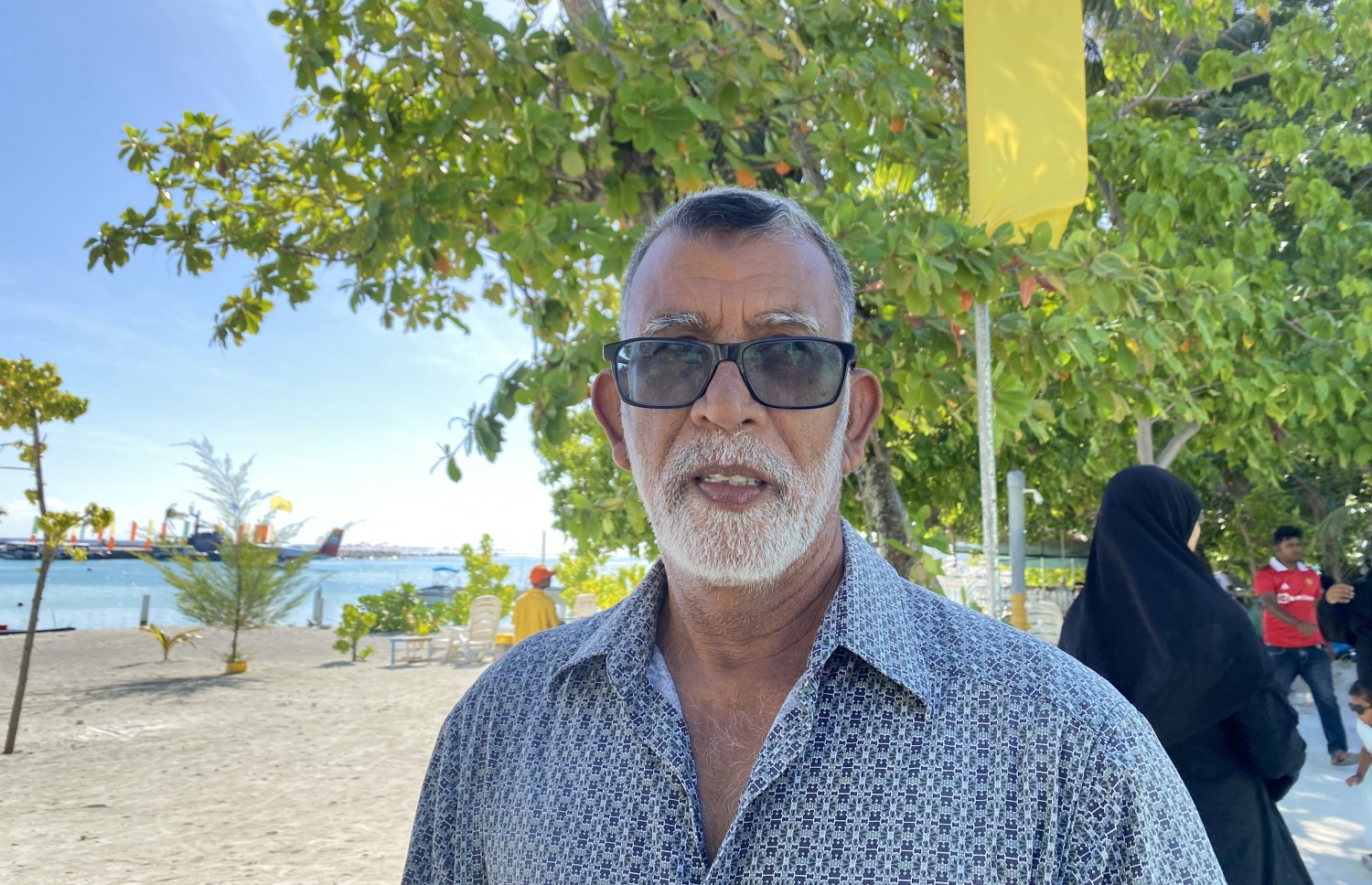 އަބްދުއްރަހްމާން "މިހާރު" އާ ވާހަކަދައްކަނީ.-- ފޮޓޯ: މިހާރު