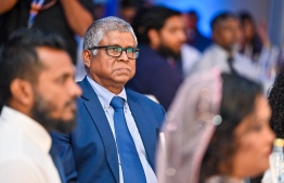 Capital Market Development Authority (CMDA) CEO at the ceremony held to launch 'Favara' instant payment system developed by MMA-- Photo: Fayaz Moosa | Mihaaru