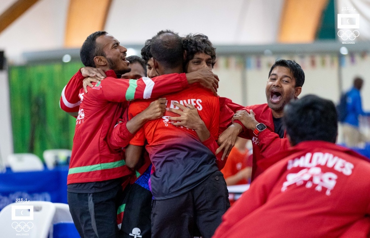 ގައުމީ ފިރިހެން ޓީޓީ ޓީމު ފުރަތަމަ ފަހަރަށް ފައިނަލަށް