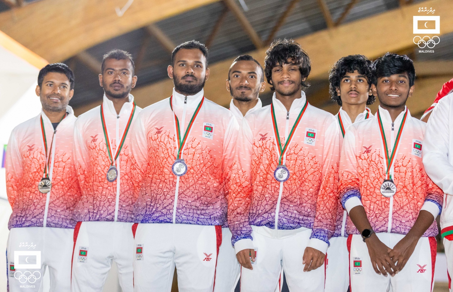 ރިހި މެޑަލް ހޯދި ރާއްޖޭގެ ފިރިހެން ޓީޓީ ޓީމު --- ފޮޓޯ: އިސްމާއީލް ތޯރިގް | އެމްއޯސީ