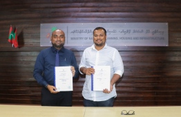 SJ construction awarded 50 housing units in Alif Alif atoll Rasdhoo: The housing units spanning 1,000 square feet, will have three rooms, according to the ministry -- Photo: Housing ministry