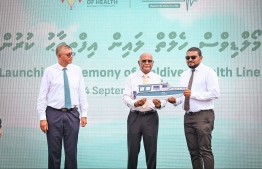 Handover of Launches to be used in the Maldives Health Line. Photo: Nishan Ali