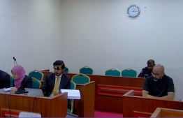 Former Managing Director of the Maldives Marketing and Public Relations Corporation (MMPRC), Abdulla Ziyatha attending the Criminal Court hearing: He has been sentenced to another 12 years in prison