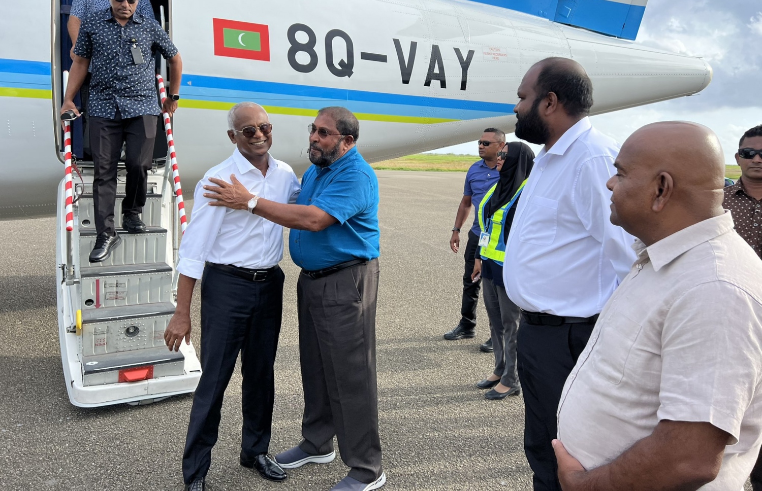ރައީސް އިއްޔެ މާމިގިއްޔަށް ވަޑައިގަތުމުން ގާސިމް މަރުހަބާ ދަންނަވަނީ.
