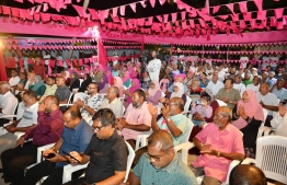 Dr. Muizzu's campaign event held in Baa atoll Kamadhoo