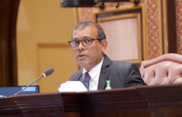 Parliament Speaker Mohamed Nasheed--