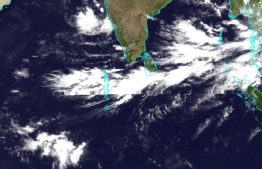 Satellite image by MET showing clouds over Maldives on September 27, 2023 -- Photo: MET Maldives
