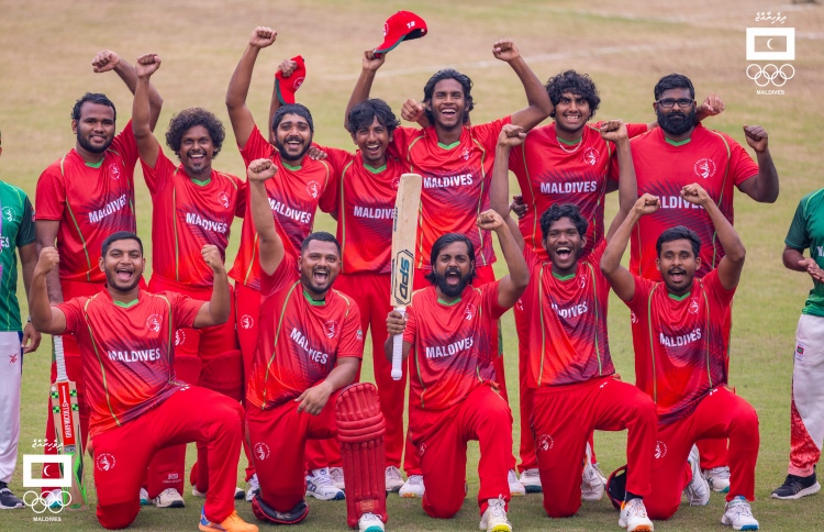 އޭޝިއަން ގޭމްސްގައި ގައުމީ ކްރިކެޓް ޓީމަށް ތާރީހީމޮޅެއް