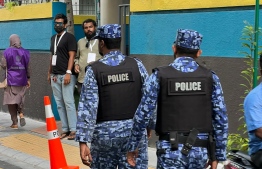 Police patrol Malé City roads due to increased gang violence