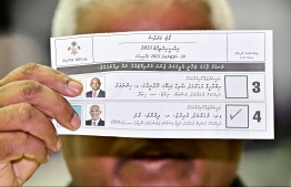 Invalid vote cast in the second round of the presidential election.