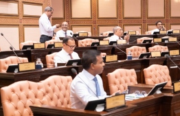 A previous sitting of the Majlis: Some of the MPs representing MDP has said the quorum of today's sitting was not achieved because most members were out of Male'. Photo: Malis