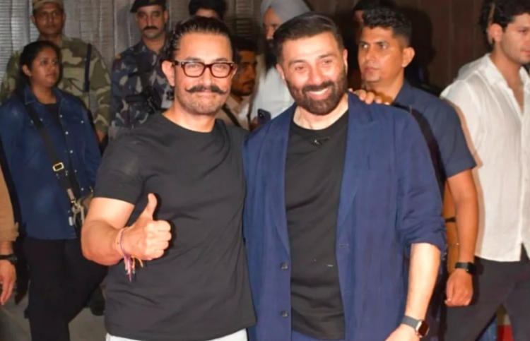 ބޮލީވުޑްގެ ތަރި، އާމިރު ހާން އާއި ސަނީ ޑިއޯލް.