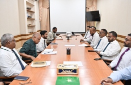 A meeting held with officials of the President-elect's Office