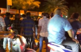 People gathered near PPM office immediately after the accident--