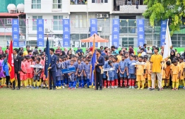 From the inauguration event of Nestle Kids Football Fiesta: 40 teams from 20 schools will compete in the fiesta -- Photo: Nishan Ali