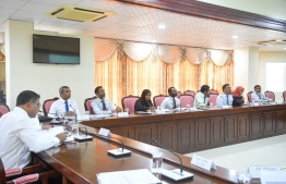 Audit Office proposes estimated budget to the Majlis Finance Committee -- Photo: Majlis