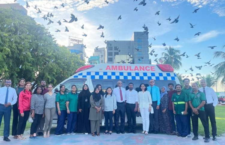 ގައުމީ އެމްބިއުލާންސް ފަށައިފި؛ ގުޅާނީ 100 އަށް