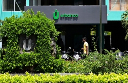Urbanco has issued an announcement barring nonpermitted entry into the closed off section of Hulhumale' Phase 2-- Photo: Mihaaru