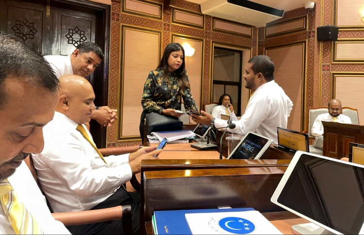 އެމްޑީޕީ މެންބަރުން ތަޅުމުން ނުނިކުމެ އިހުތިޖާޖުގައި