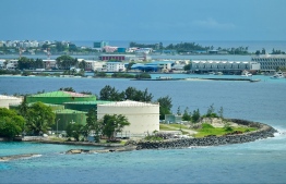 Kaafu atoll Funadhoo fuel storage: the government has decided to relocated the fuel storage to Maagiri Falhu located near Kanduoih-giri of the same atoll.