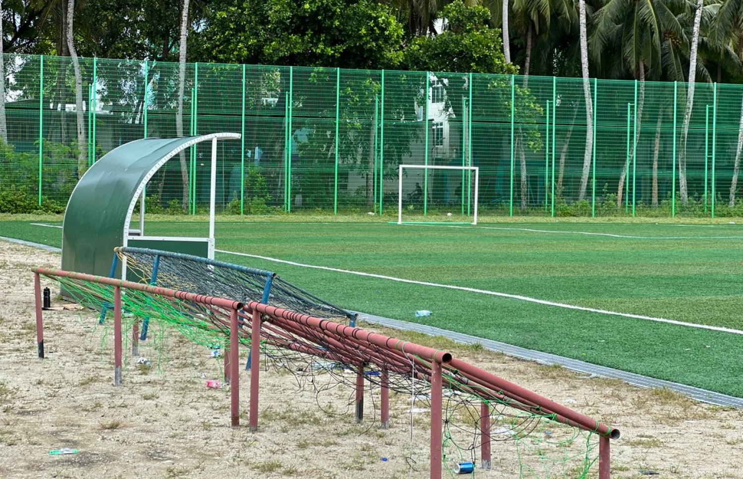 ވިލިމާލޭގެ ޓްރެއިނިން ސެންޓަރުގައި ހެދި ޓާފް ދަނޑު