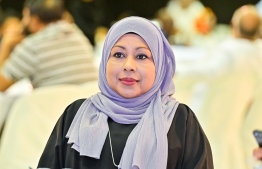 Minister of Agriculture and Animal Welfare Dr. Aishath Rameela; she has flown abroad to treat for cancer, which she revealed had reached its last stage-- Photo: Mihaaru