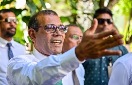 Former Speaker of Parliament Mohamed Nasheed.-- Photo: Fayaz Moosa / Mihaaru